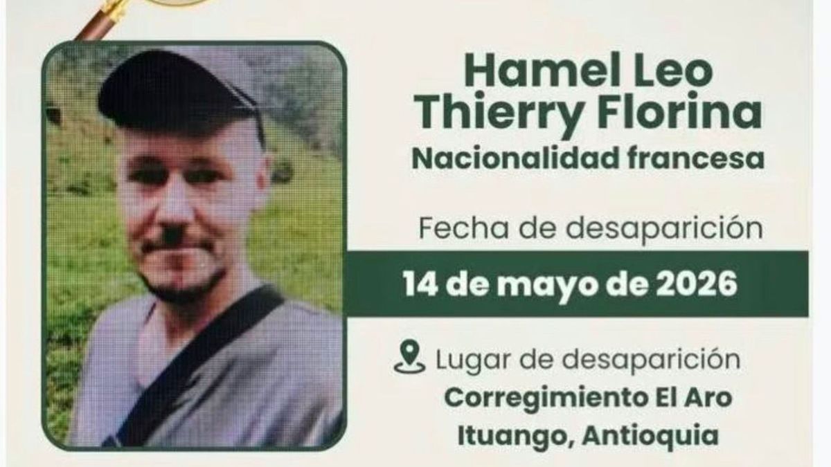 Cartel de búsqueda francés Ituango