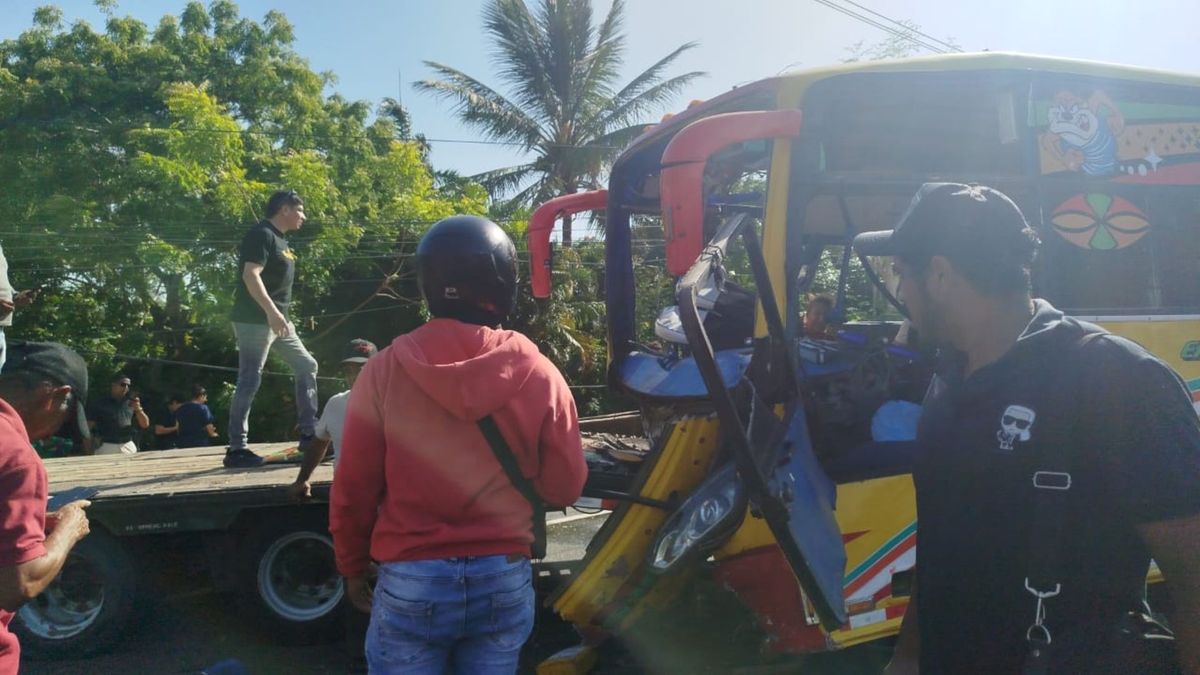 Accidente en la vía al mar