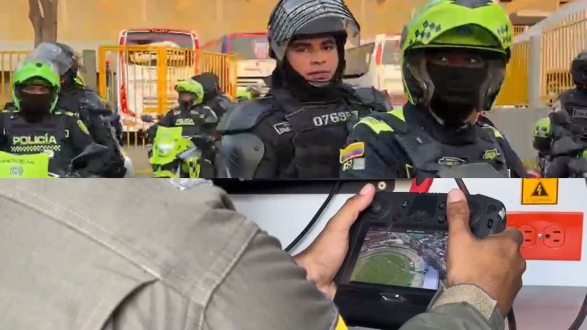 Operativos de policía en estadio de Cartagena