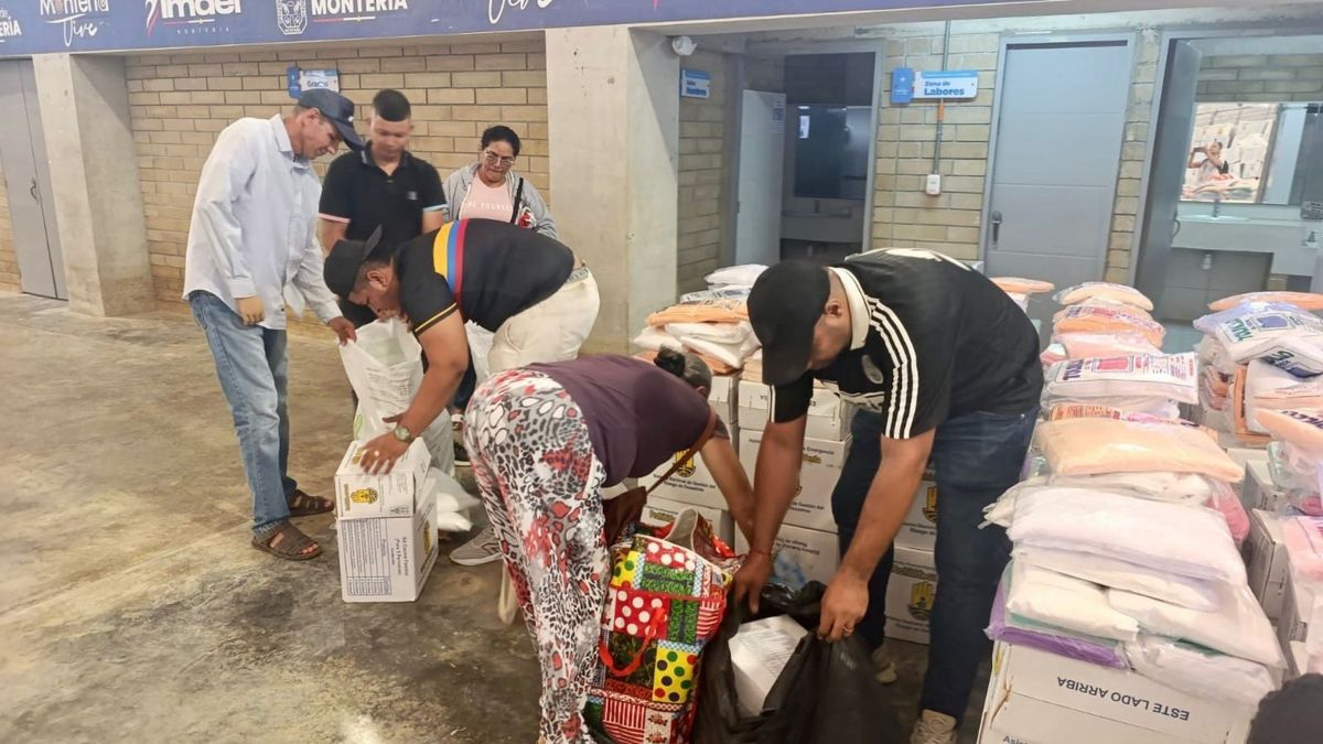 Las ayudas humanitarias para damnificados por el invierno