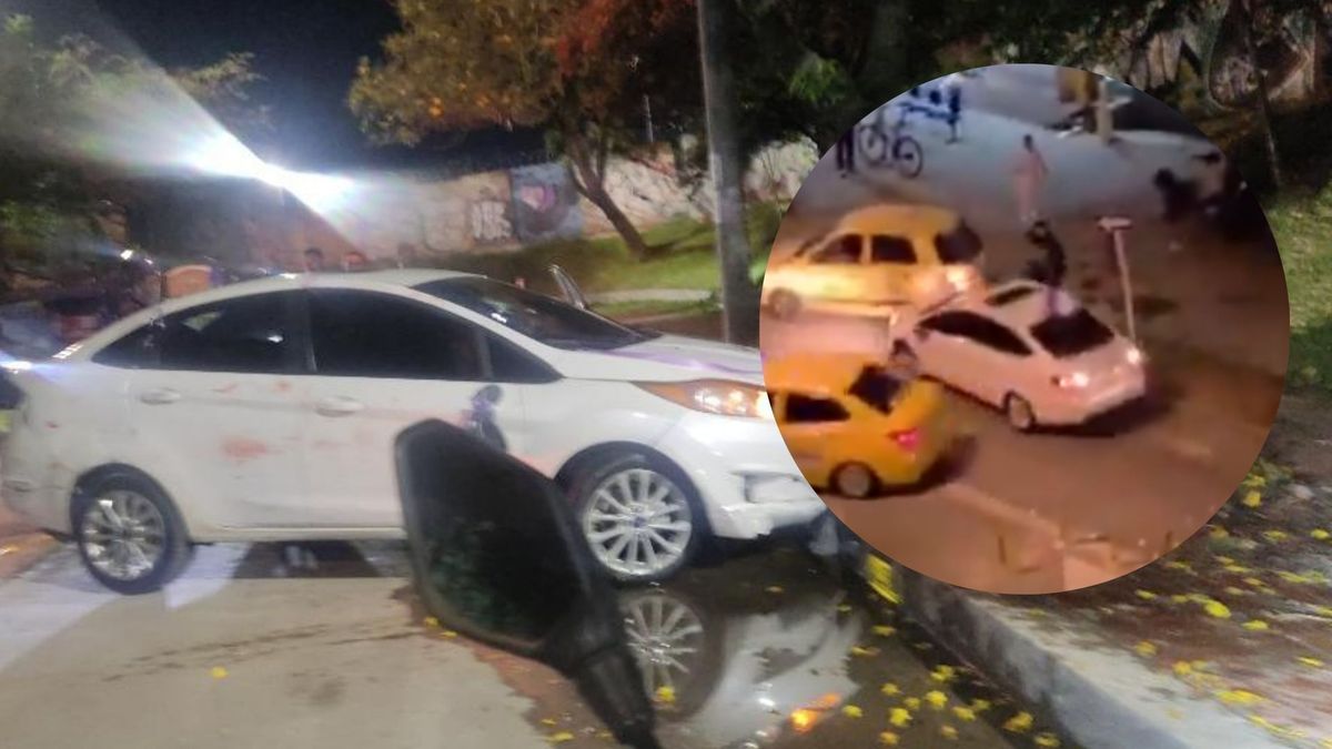 Riña terminó en múltiples choques en Suba