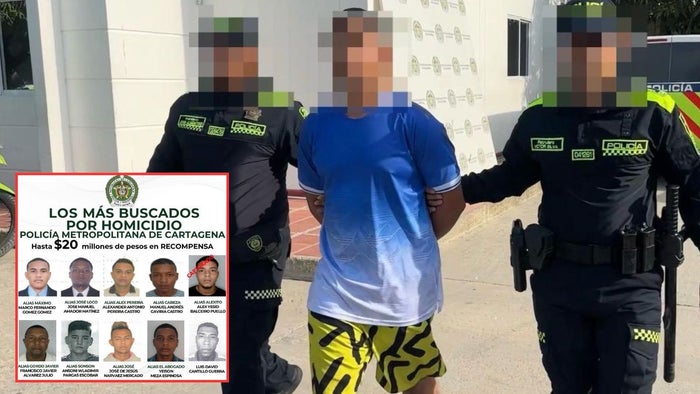 Capturado uno de los más buscados en Cartagena