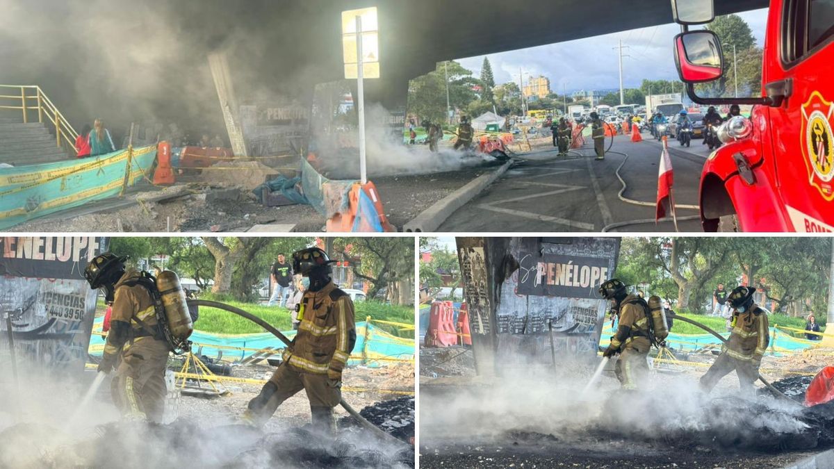 Incendio en la Avenida 68 genera afectación vial: Bomberos atendieron emergencia