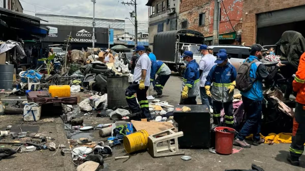 El Bronx del centro de Medellín, zona de alta población de habitantes de calle