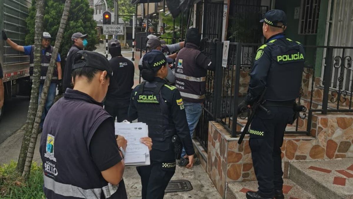 Registro de operativos en Bello.