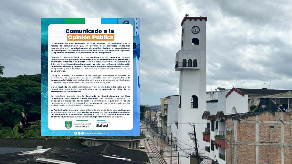 Cierre de establecimientos estético en Pitalito, Huila