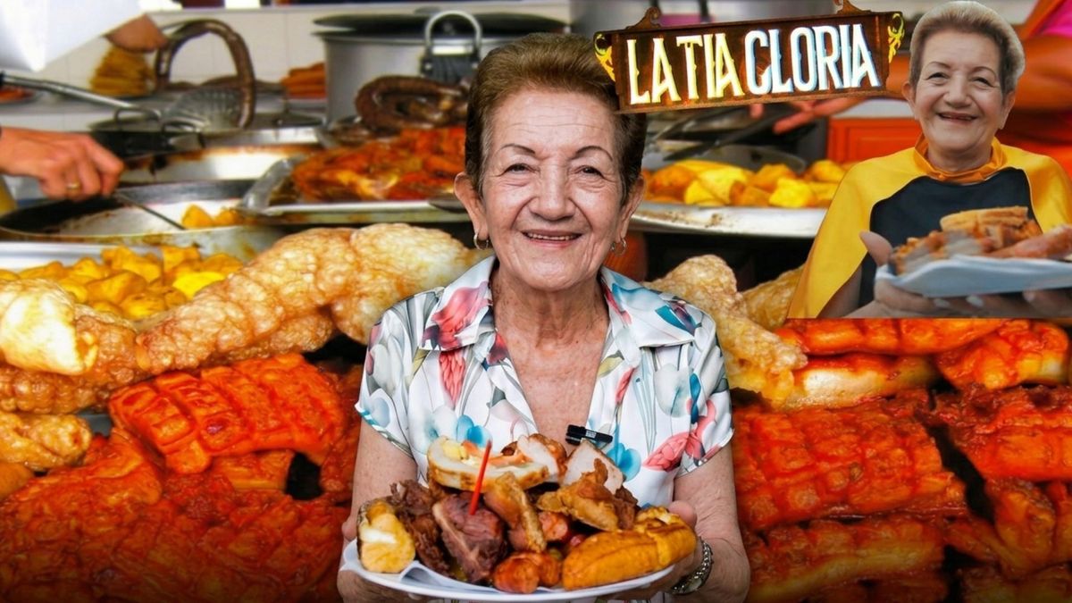Tía Gloria, reina de la Fritanga en Girón, Santander