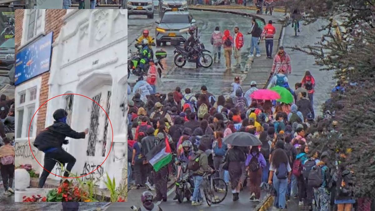 Encapuchados vandalizan en la Séptima este jueves