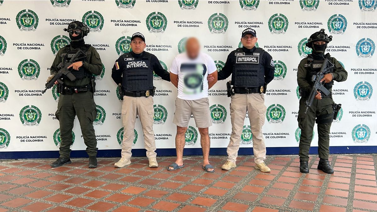 Capturado narco con circular roja de Interpol en Pereira