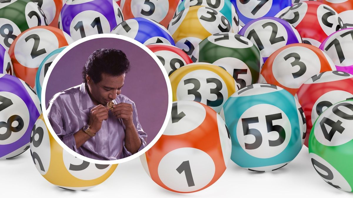 Diomedes Díaz y balotas de lotería y chances