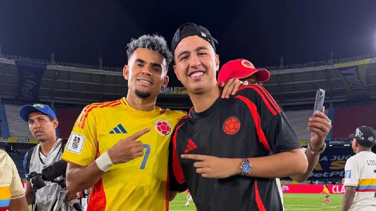 Martín Elías Jr con Lucho Díaz