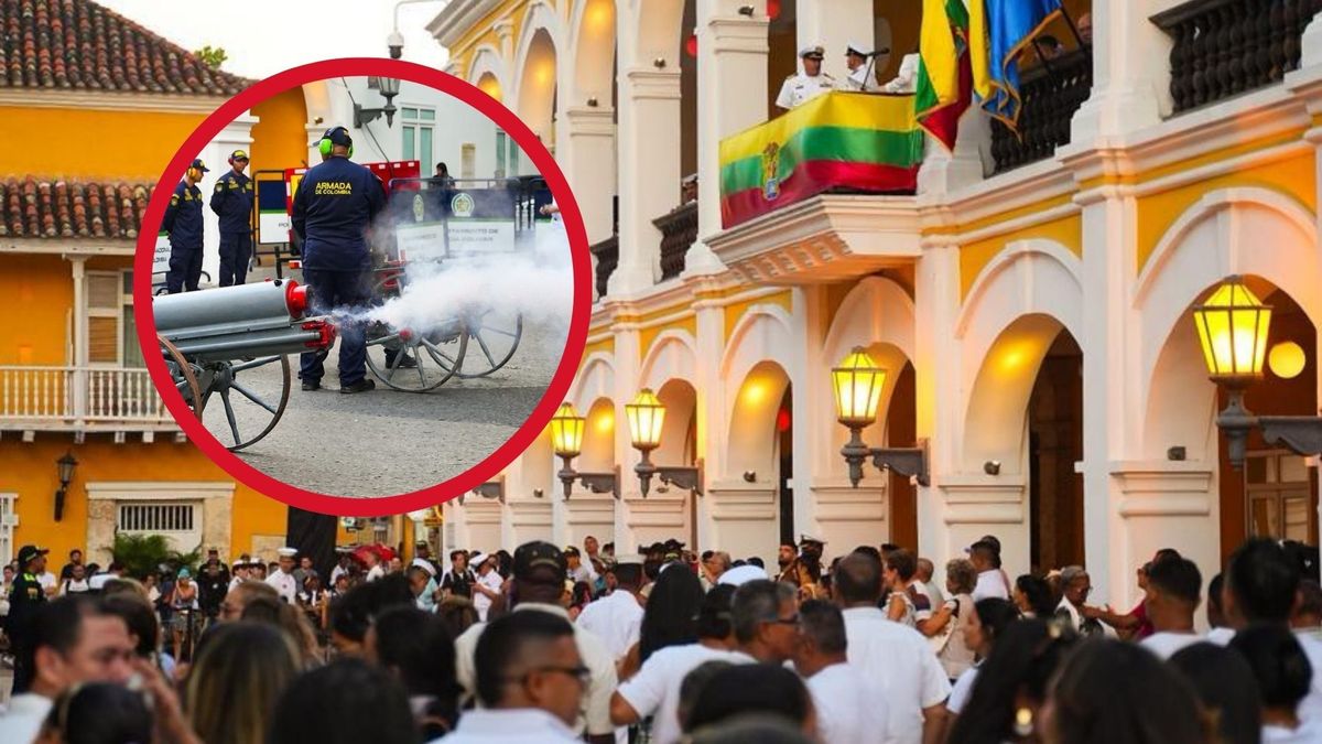 Cartagena revivió el tradicional ‘cañonazo’ tras más de 200 años