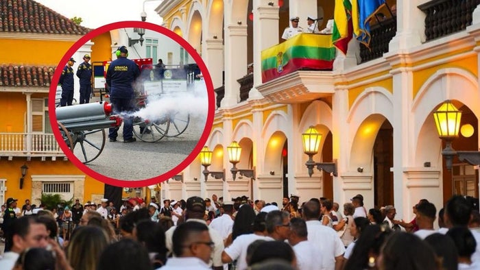 Cartagena revivió el tradicional ‘cañonazo’ tras más de 200 años