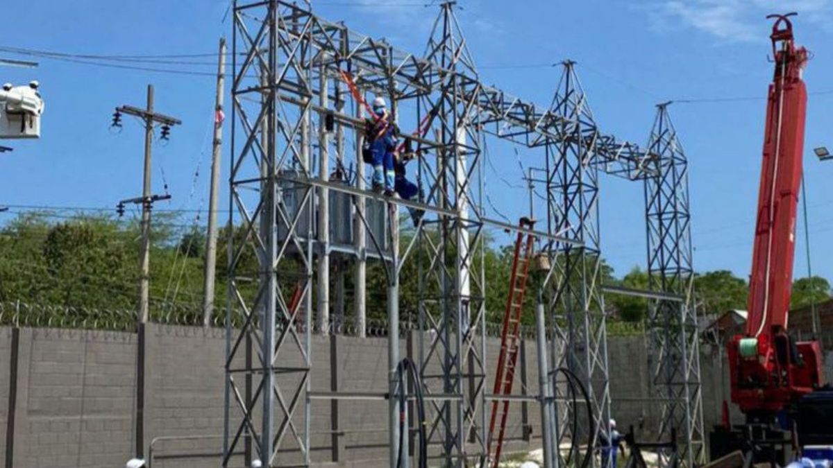 Trabajos de energía en Santa Marta