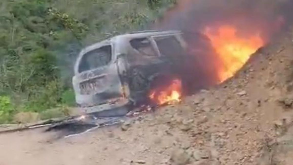 Camioneta de cabecillas del frente 36.