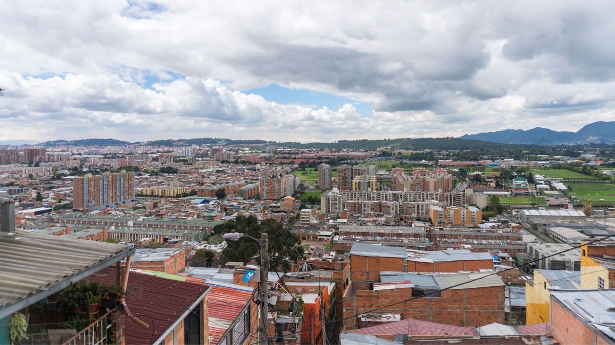 Vista panorámica de Bogotá