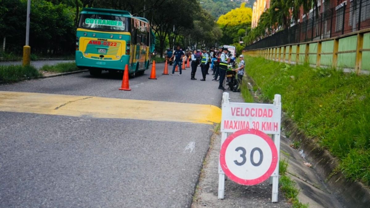 Controles policiales y de tránsito en Floridablanca