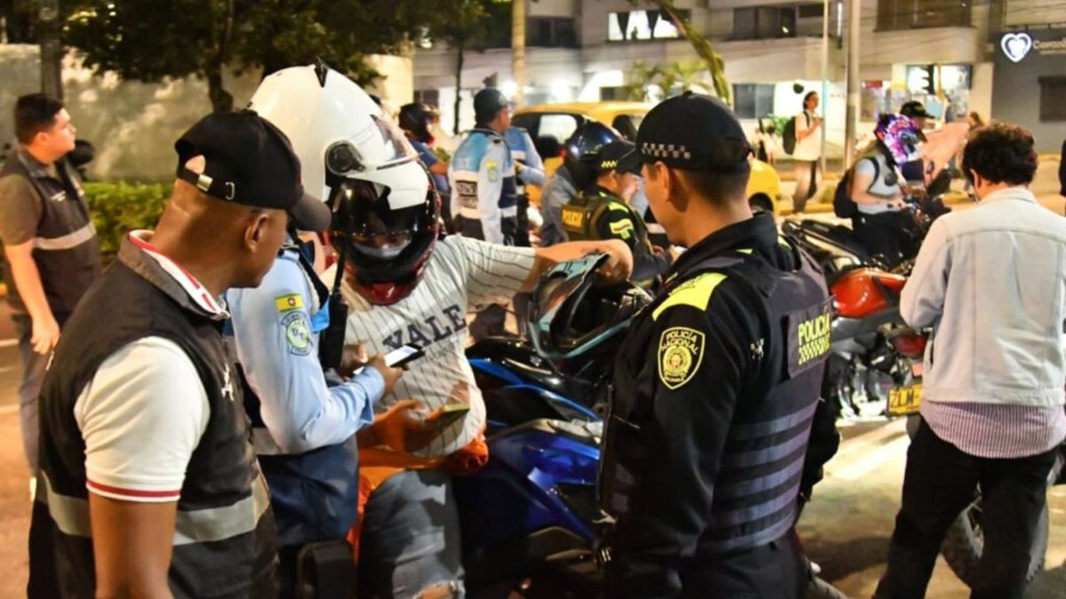 Motocicletas - controles de tránsito Bucaramanga
