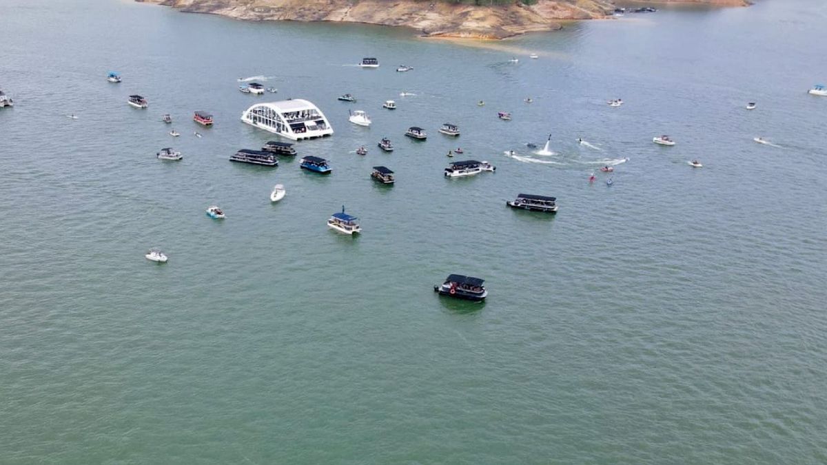 Embalse de Guatapé.