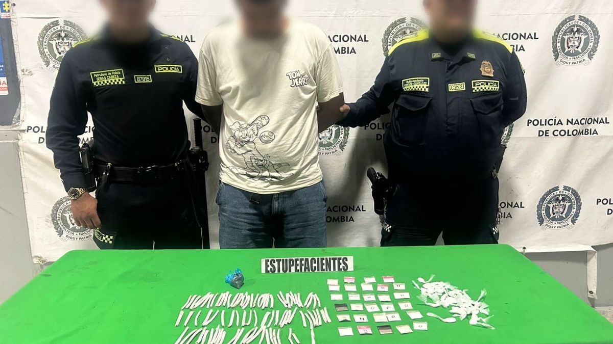 Capturado con estupefacientes