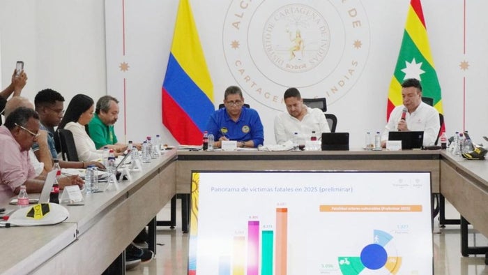 Cartagena ya tiene Plan Local de Seguridad Vial para reducir los accidentes de tránsito en la ciudad