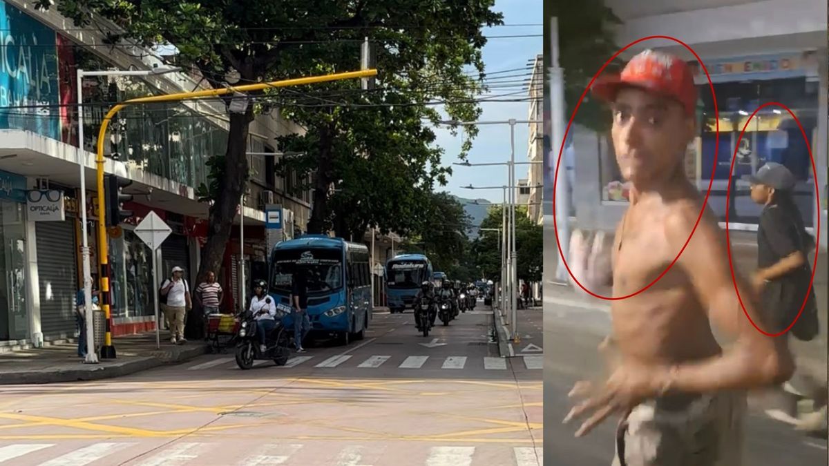 Presuntos ladrones en Santa Marta