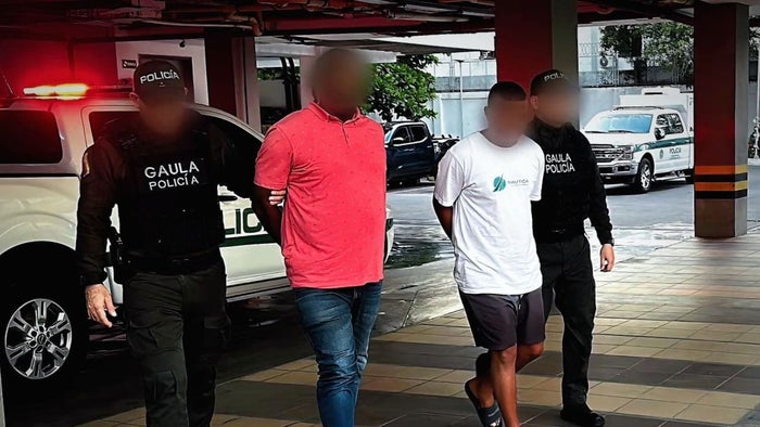 Detenidos en el barrio de Bocagrande