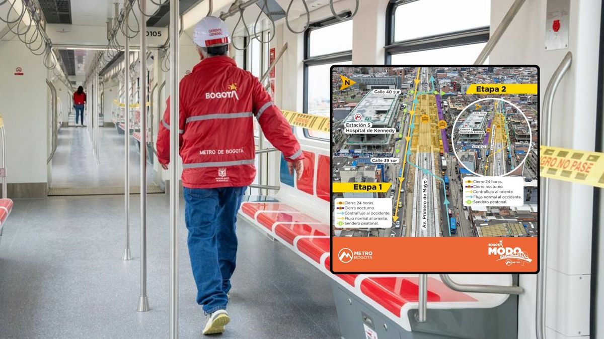 Cierres en Primero de Mayo por obras del Metro de Bogotá