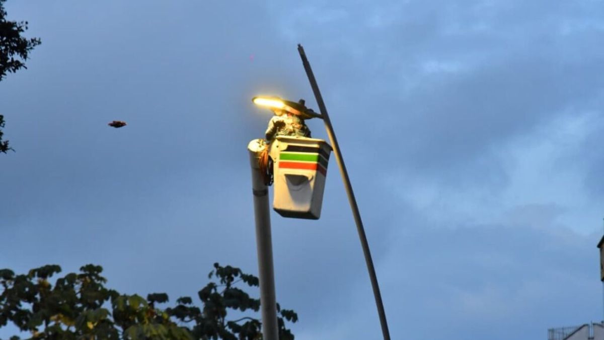 Instalación de luminarias en Bucaramanga
