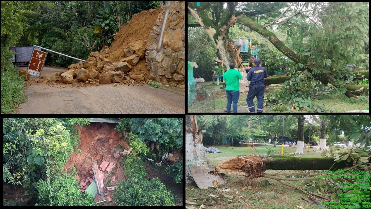 Varias emergencias dejaron tormentas eléctricas y lluvias