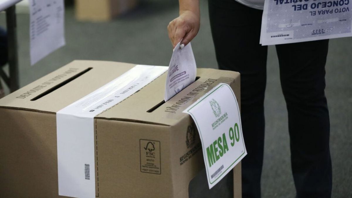 Puestos de votación.