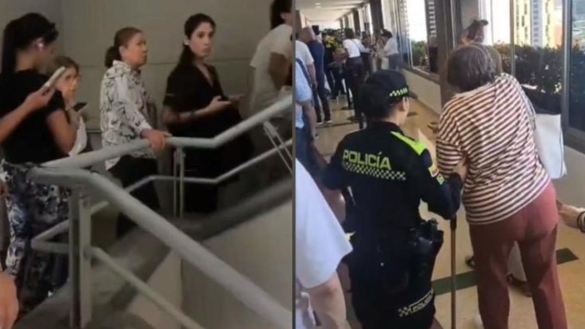 Caos en un puesto de votación en Medellín: trasladan al piso 11 las mesas para sufragar