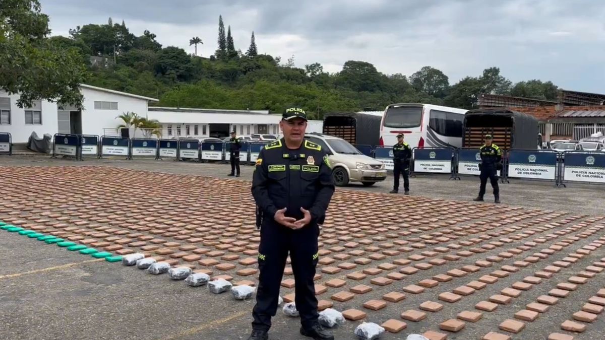 Cargamento de Marihuana incautado en Lebrija, Santander