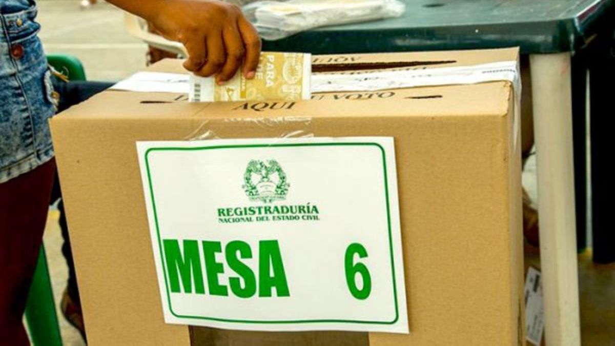 Mesas de votación