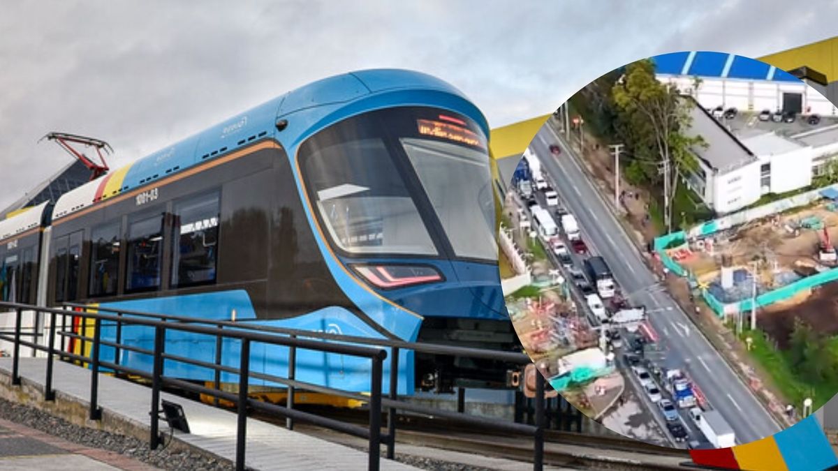 Regiotram en Mosquera montaje de estación elevada hasta septiembre