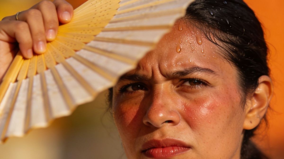 Persona con calor