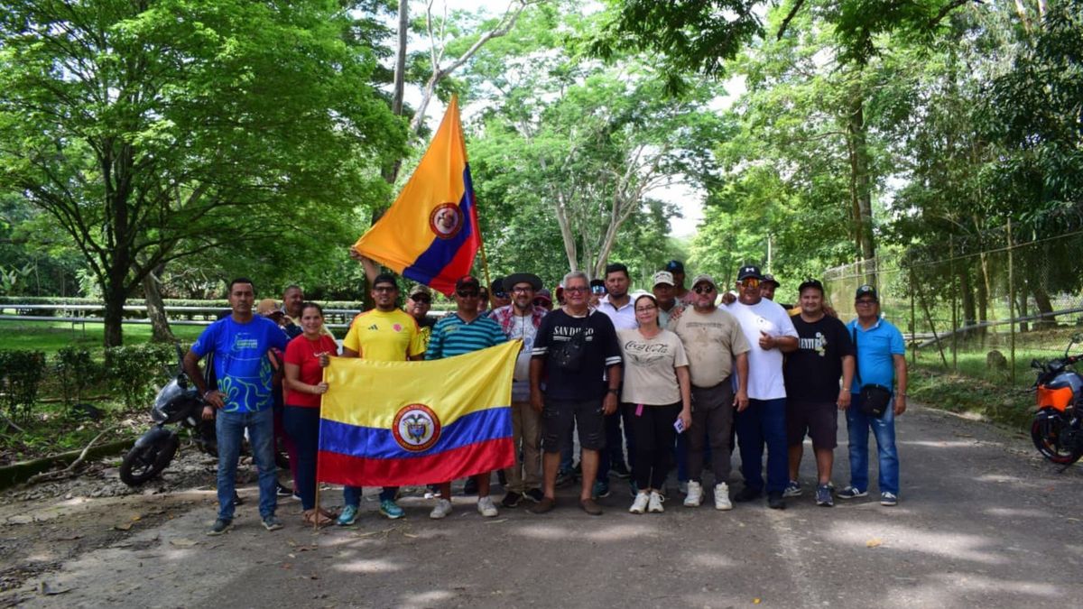 Protesta de comunidades en Sabana de Torres