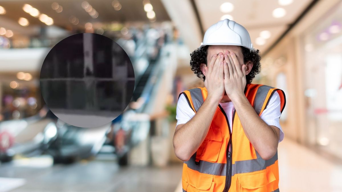 Trabajadores quedaron temblando con aparición en centro comercial