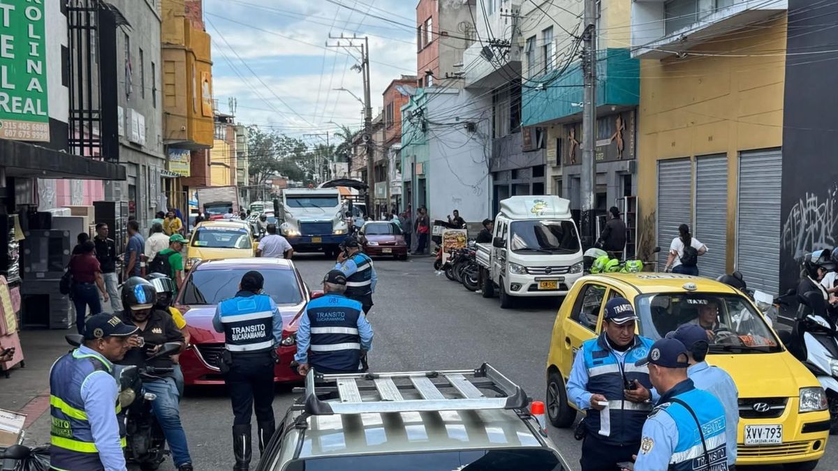 Operativos de tránsito en Bucaramanga 2026