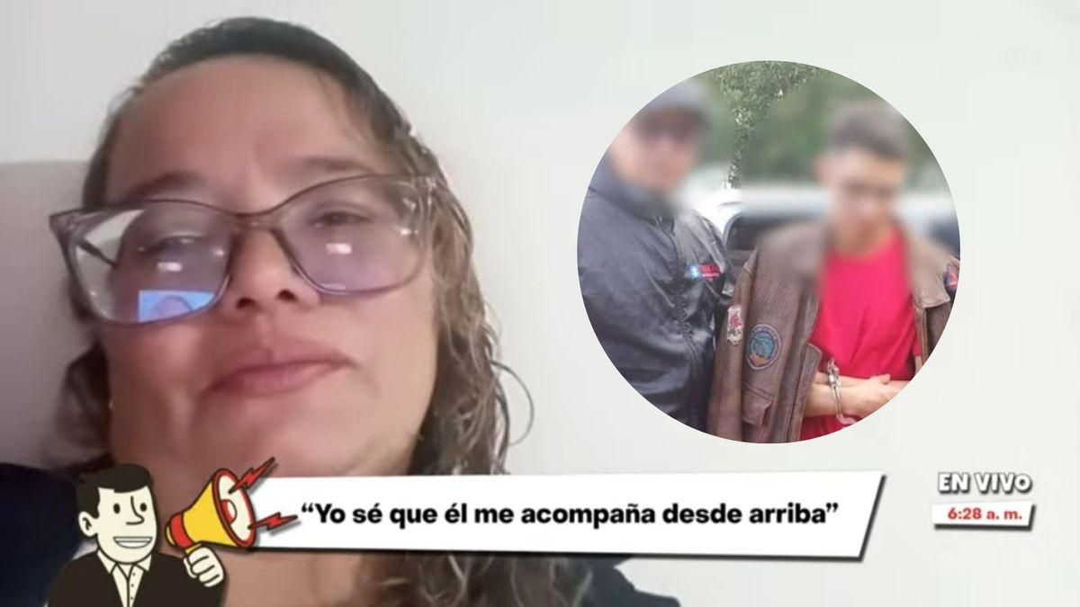 Madre de Fredy Santiago - capturado
