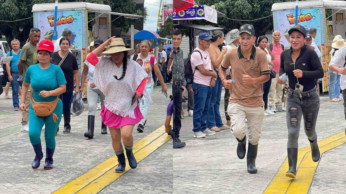 En Ibagué se realizó segunda carrera en botas de caucho