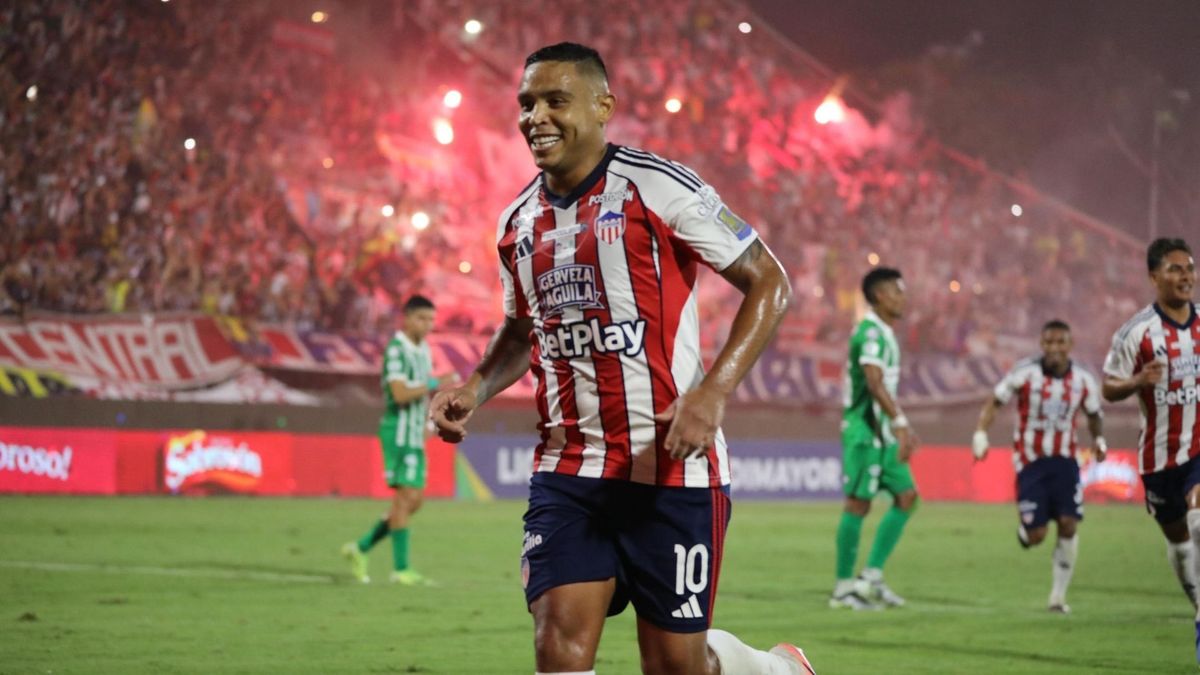 Luis Muriel en la final de Junior vs Nacional