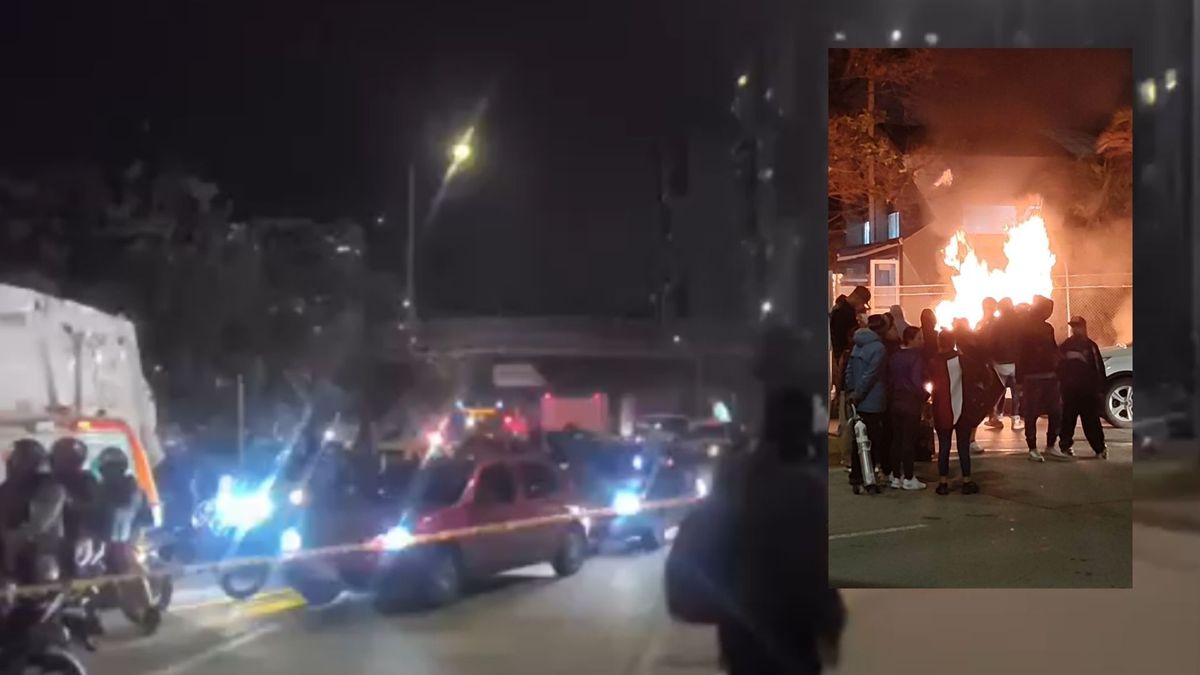 Trancón monumental en Autopista Sur protesta de motos la colapsa