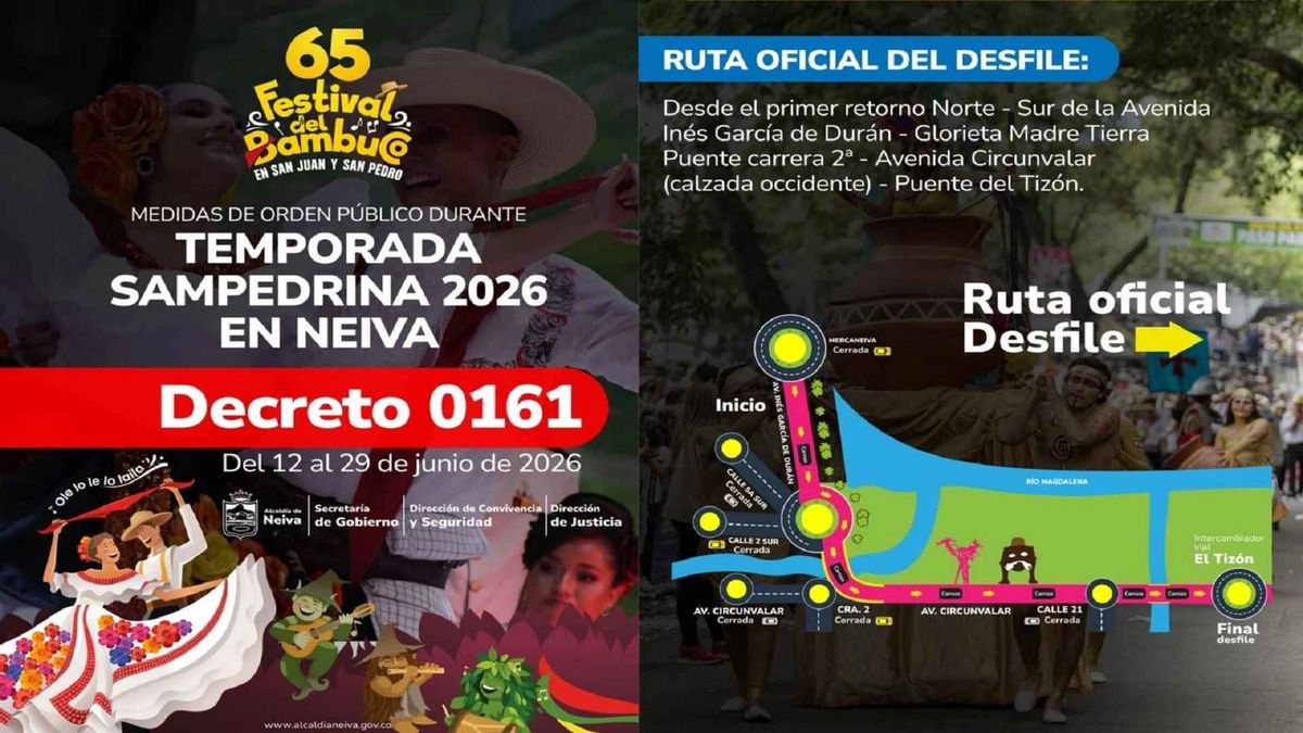 Restricciones Festival Neiva