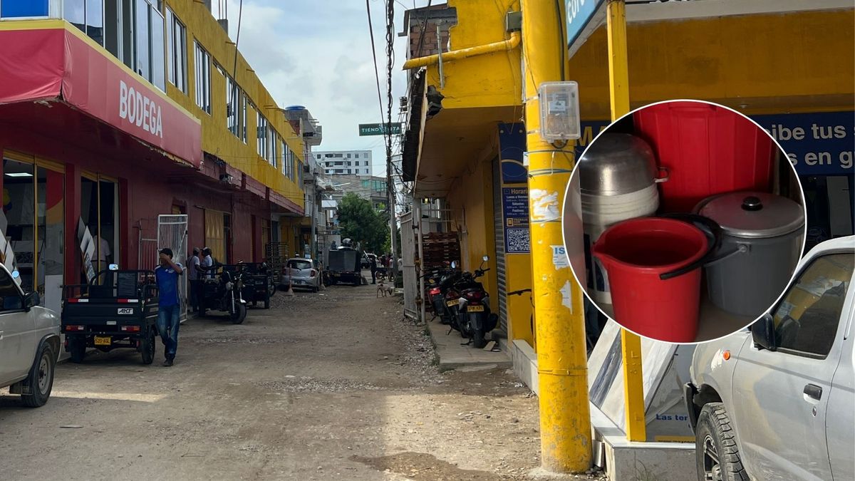 Barrio en cercanías a la Terminal de Transportes de Cartagena