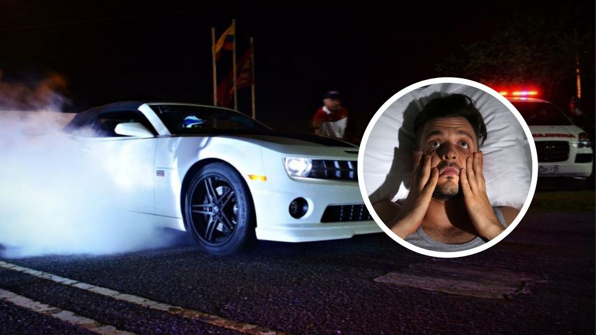 Carro de piques ilegales y hombre trasnochado