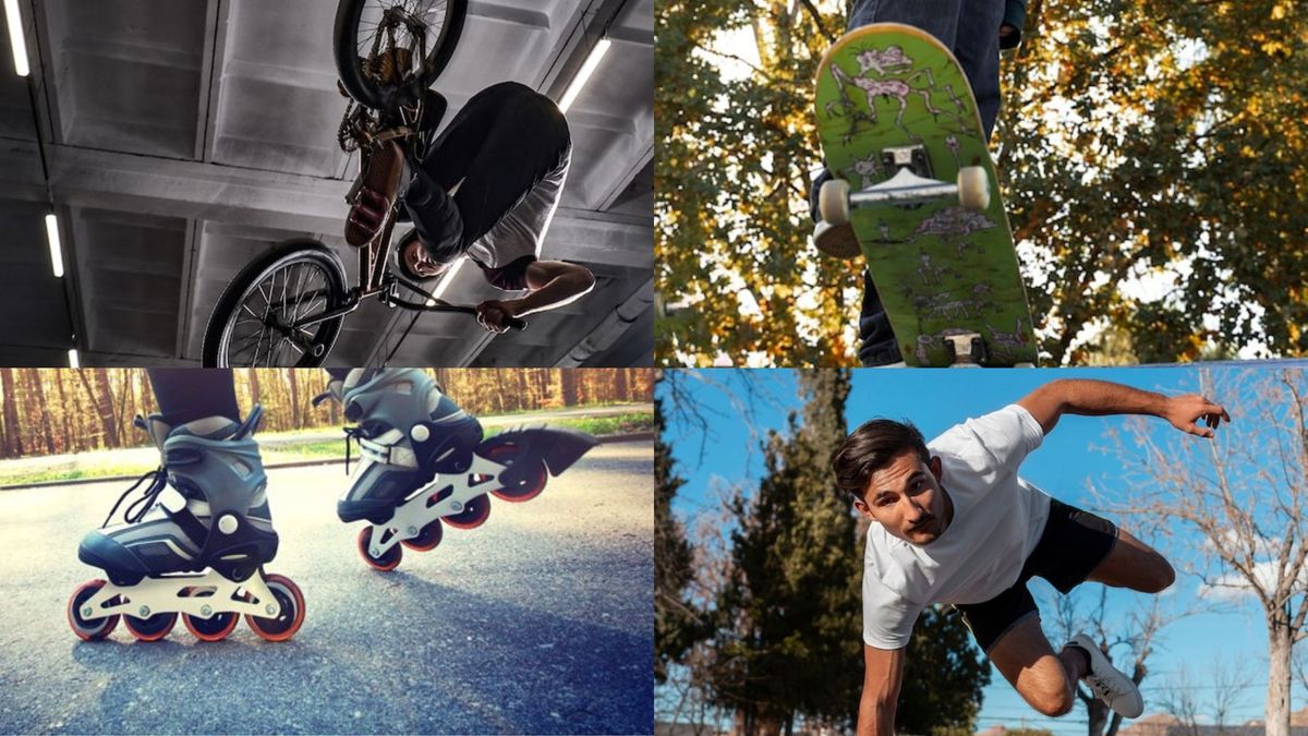 BMX, skate, patinaje y parkour