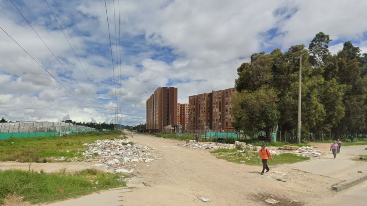 Avenida Las Torres en Soacha un año de olvido y con plagas