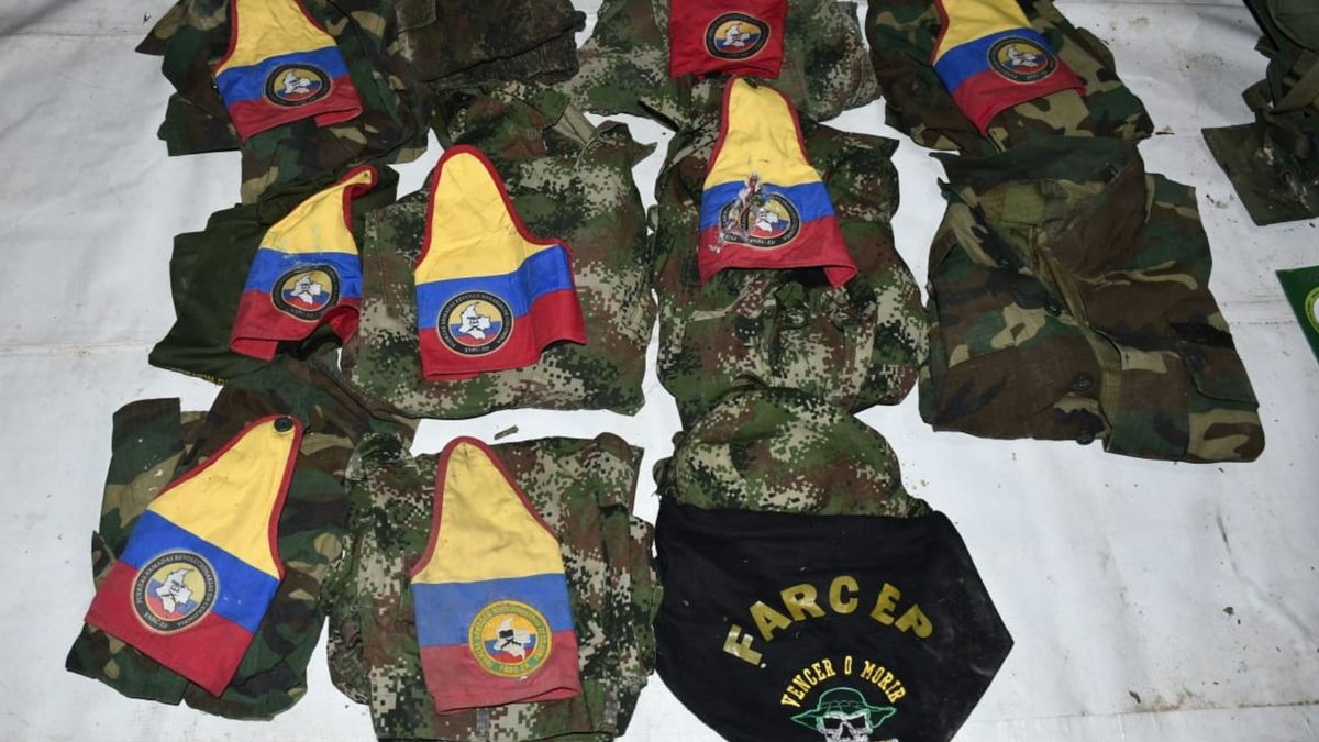 Prendas de las disidencias de las Farc