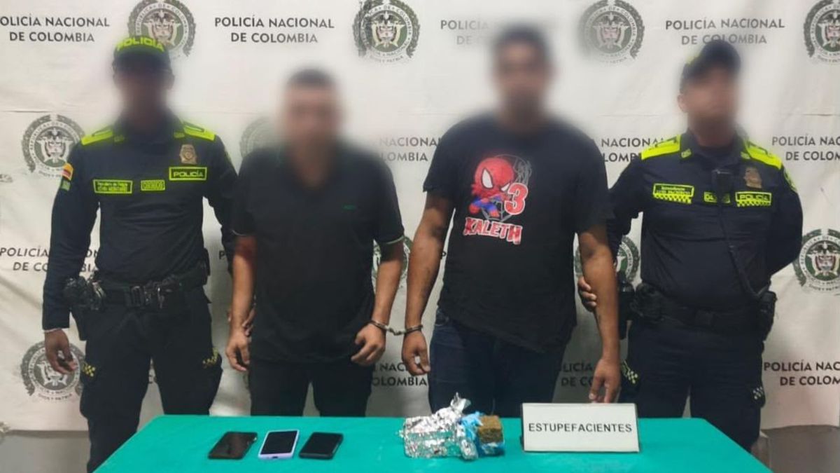 Capturados con dosis de marihuana
